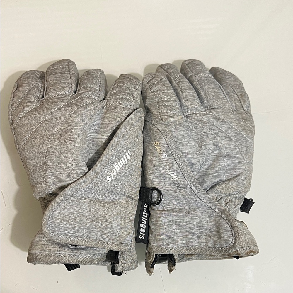 Cozy Gray Kids Mittens by